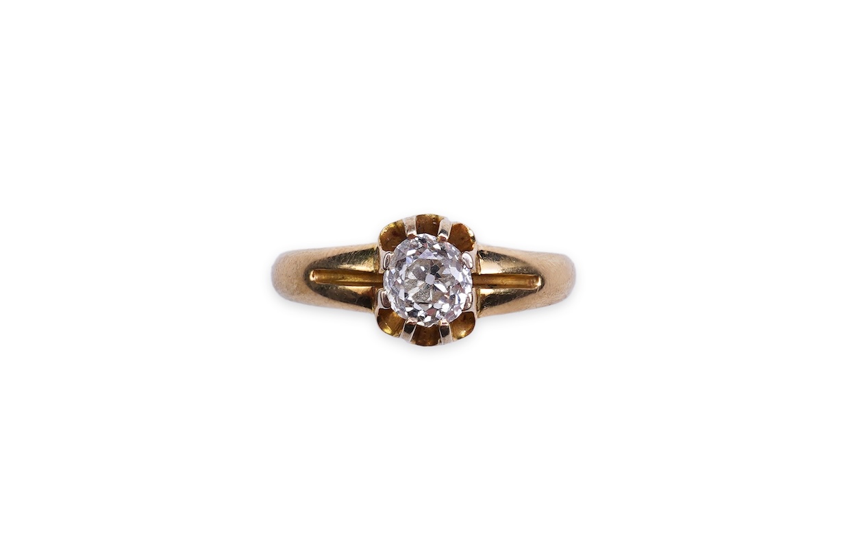 A diamond ring, circa 1911